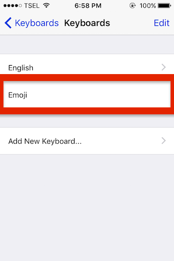 Menambahkan Emoji Pada Keyboard Iphone 4