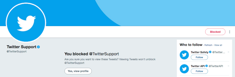 Cara Blokir Akun Seseorang Di Twitter 2