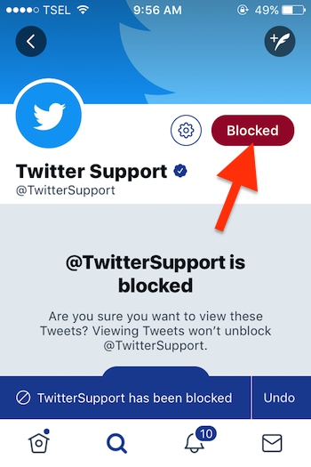 Cara Blokir Akun Seseorang Di Twitter 7