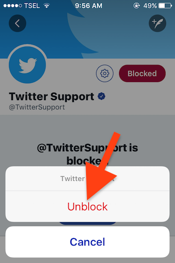 Cara Blokir Akun Seseorang Di Twitter 8