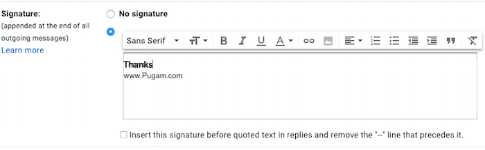 Cara Membuat Signature Pada Gmail Di Iphone Dan Mac:pc 6