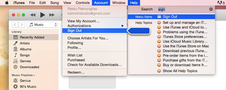 Cara Mencari Berbagai Opsi Pada Menu Di Macbook 2