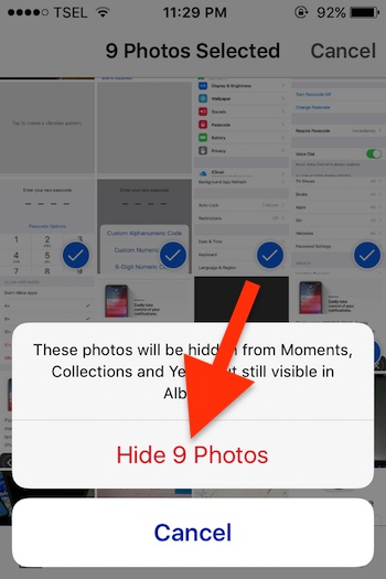 Cara Menyembunyikan Banyak Foto Dari Aplikasi Photos Di Iphone Dan Ipad 4