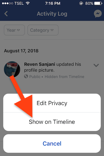 Cara Menyembunyikan Postingan Di Facebook 10