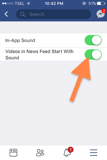 Cara Nonaktifkan Fitur Autoplay Suara Pada Aplikasi Facebook 1