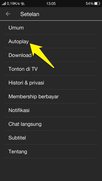 Cara Nonaktifkan Fitur Autoplay Youtube Di Android 3