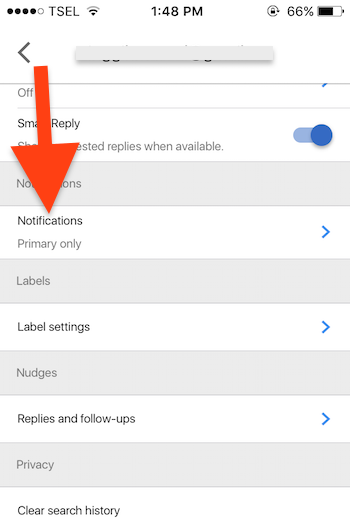 Cara Ubah Notifikasi Pada Gmail Di Iphone Dan Mac : Pc