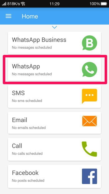 2 Cara Membuat Pesan Terjadwal Di Whatsapp Android 2