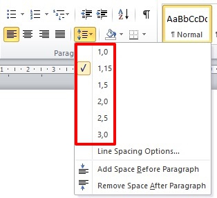 Belajar Menggunakan Line & Paragraf Spacing Di Microsoft Word 2010 1
