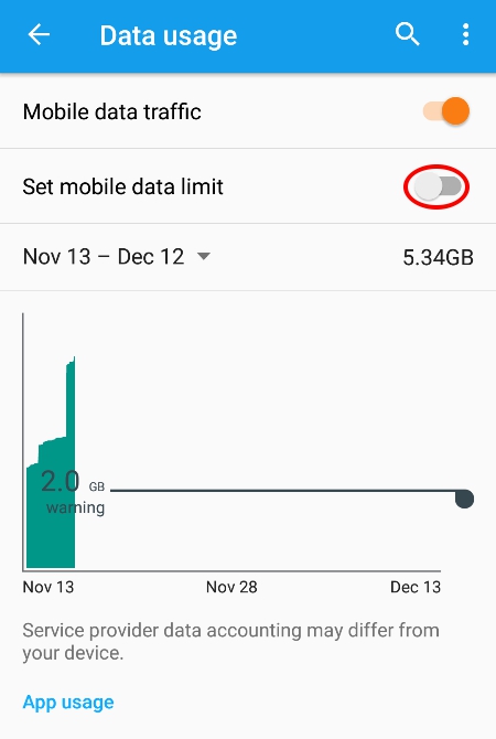 Cara Membatasi Penggunaan Data Internet Di Android 2