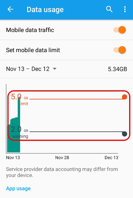 Cara Membatasi Penggunaan Data Internet Di Android 4