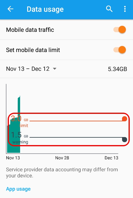 Cara Membatasi Penggunaan Data Internet Di Android 5