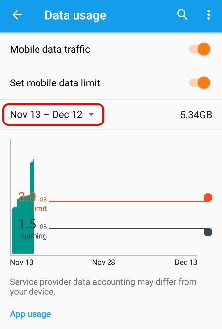 Cara Membatasi Penggunaan Data Internet Di Android 6