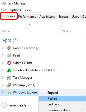 Cara Restart File Explorer Di Windows 10 2