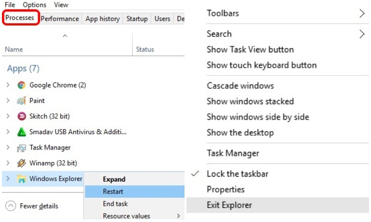 Cara Restart File Explorer Di Windows 10 6