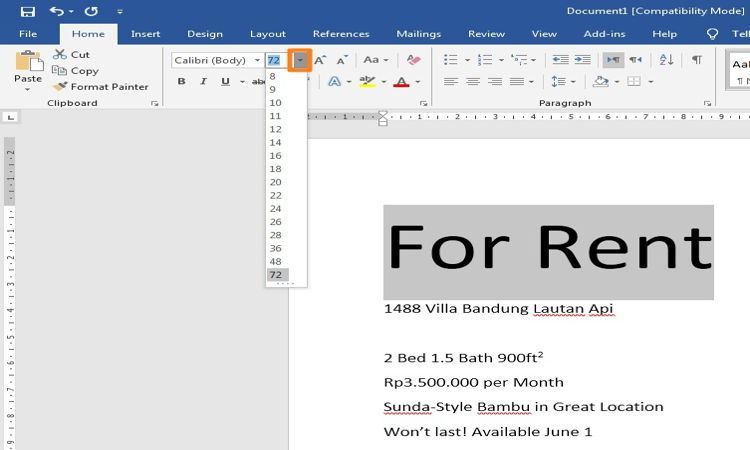 Cara Mengatur Dan Mendesain Teks Pada Microsoft Word 1