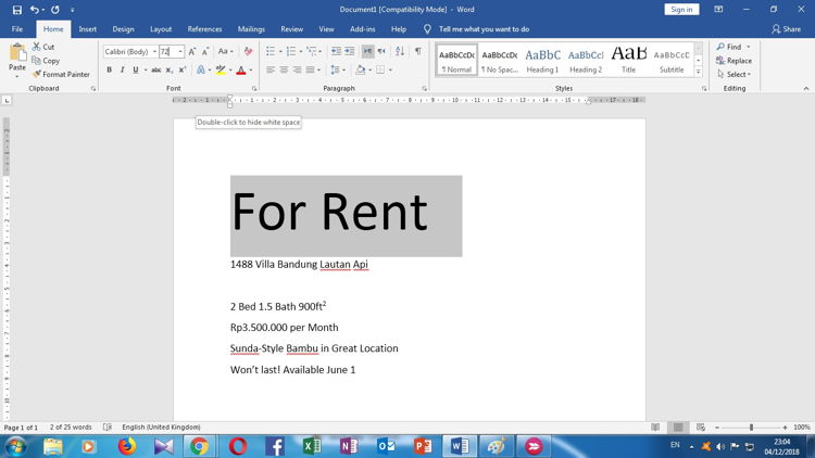 Cara Mengatur Dan Mendesain Teks Pada Microsoft Word 2