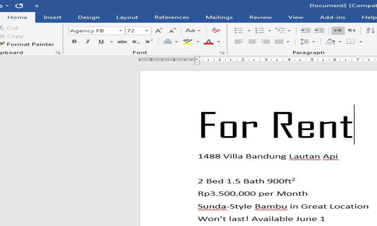 Cara Mengatur Dan Mendesain Teks Pada Microsoft Word 6