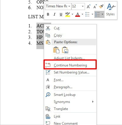 Dasar Dasar Pembuatan Dan Modifikasi List Di Microsoft Word 15