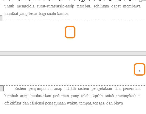 Panduan Penggunaan Page Number Di Microsoft Word 14